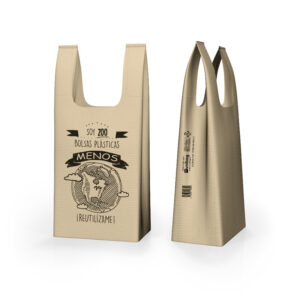 Bolsa TNT Camiseta Soy 200 menos 28x48x18